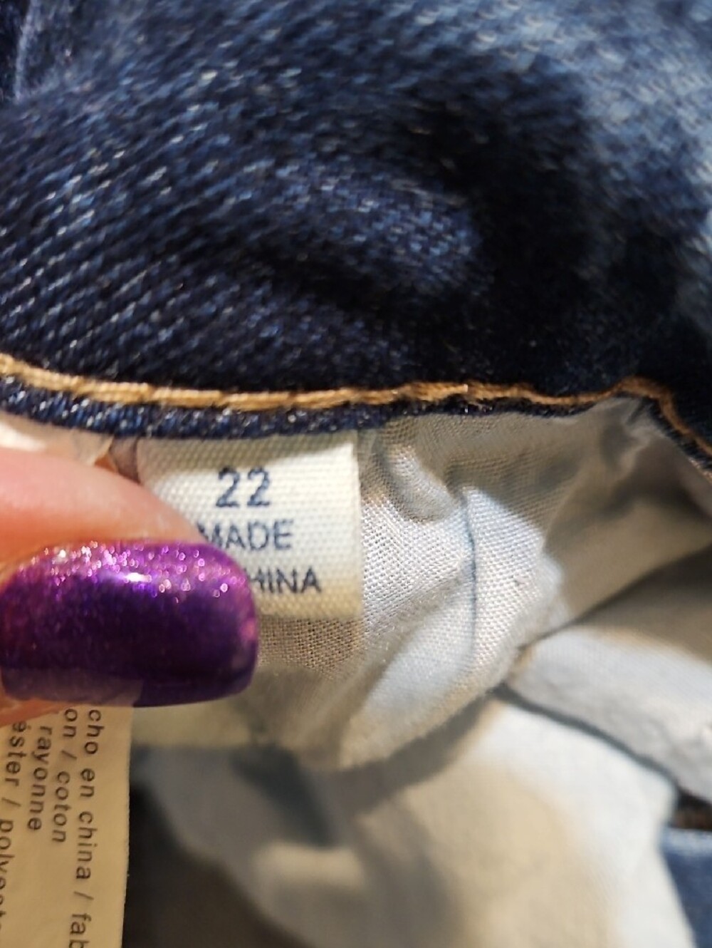 Eloquii Indigo Wide-Leg Flare Jeans - Picture 10 of 10